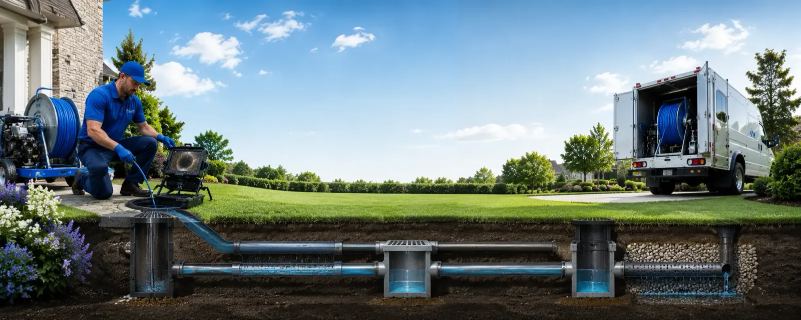 Outdoor drain cleaning information for Mineral Bluff, GA